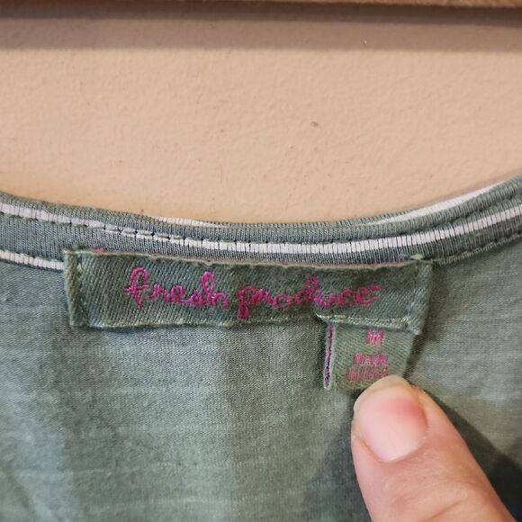 Fresh Produce Green Fitted Sleeveless Tank Top - Picture 2 of 6